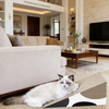 Foldable Triangular Corrugated Cat Scratcher