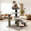 Multi-Cat 4-Tier Rotating Starecase Cat Tree