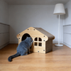 Paper Corrugated Cat House Bed With Scratching Function