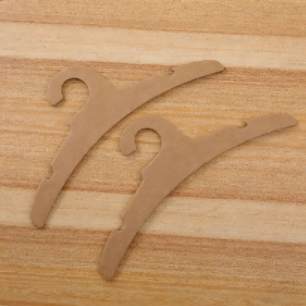 EcoStrong Recycled Cardboard Clothes Hangers, Durable & Sustainable