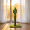 Cactus-Shaped Sisal Cat Scratching Post With Interactive Toys