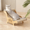 Wood Frame Sisal Cat Lounge Bed Ergonomic Scratcher Sofa