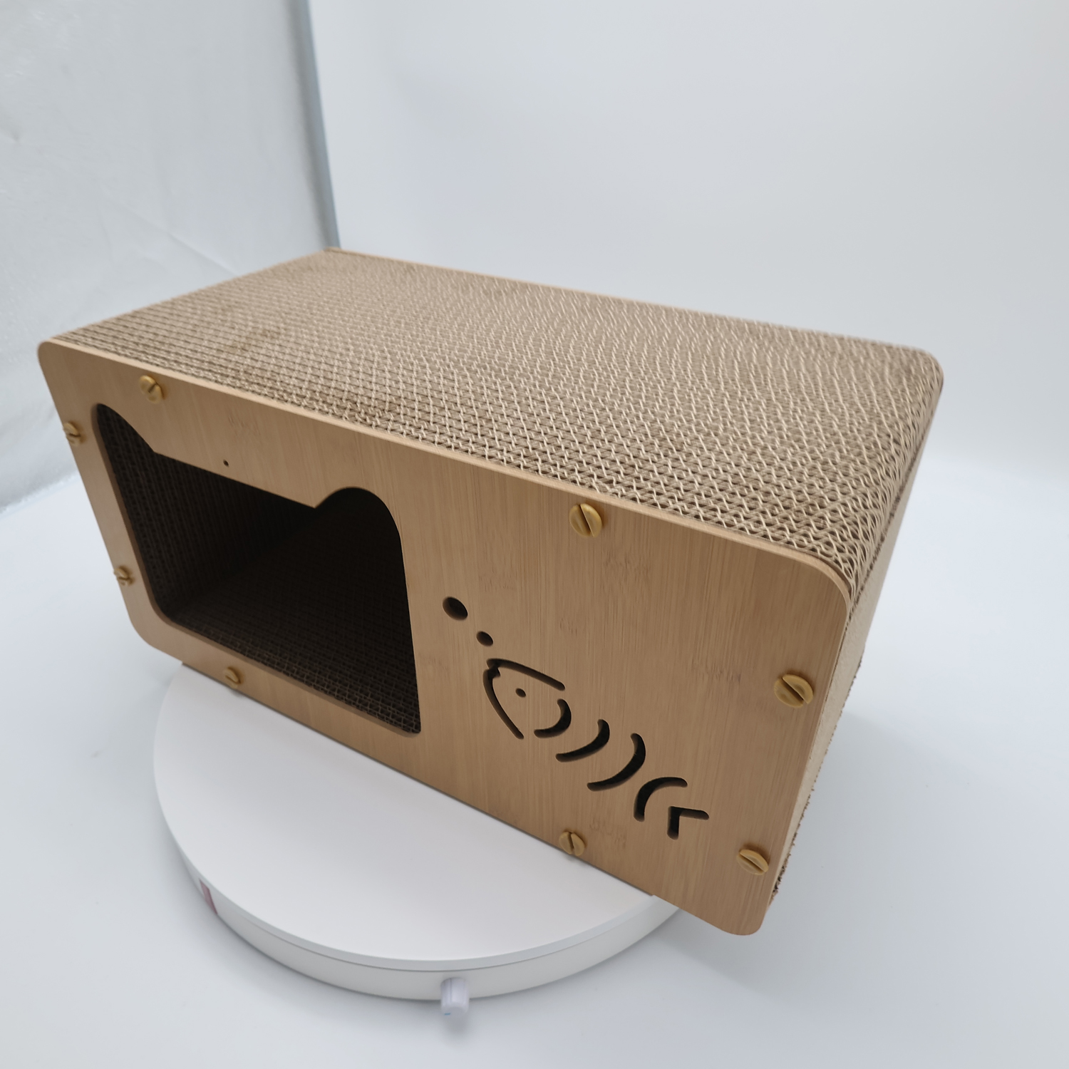 Premium cardboard cat house design