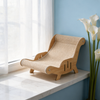 Wood Frame Sisal Cat Lounge Bed Ergonomic Scratcher Sofa